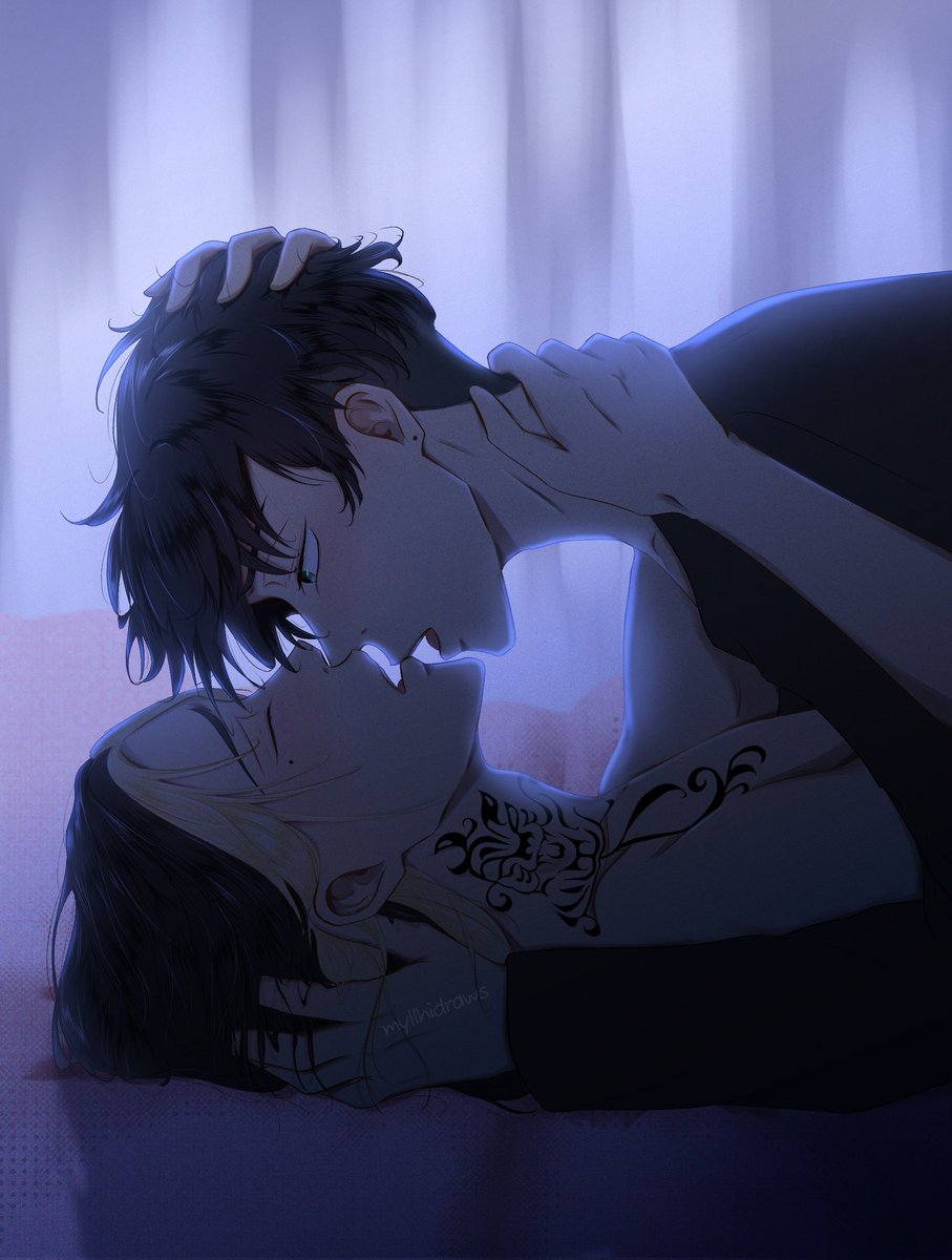 Myllhidraws's tweet photo. ❄️🐯 at night 

#fuyutora #torafuyu #kazufuyu #fanart
#chifuyu #kazutora #TokyoRevengers https://t.co/4fz6ScS46H