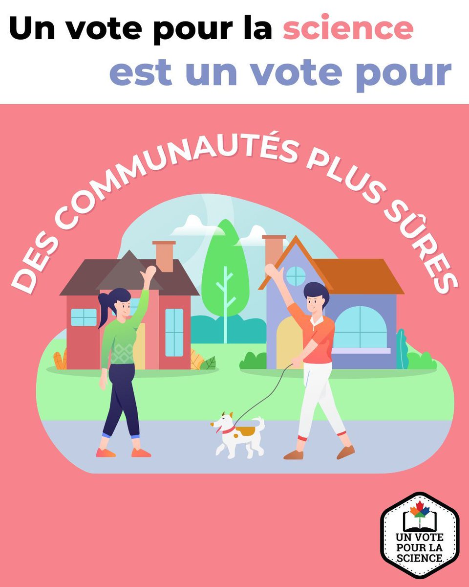 E4Dca's tweet image. 💚 Un vote pour la science est un vote pour des communautés plus sûres 🏡
La science a sa place au sein du gouvernement. Veillons à ce que le prochain Parlement soit fondé sur des faits et non sur une idéologie. Rejoignez-nous et agissez dès aujourd’hui: evidencefordemocracy.ca/votez-pour-la-…