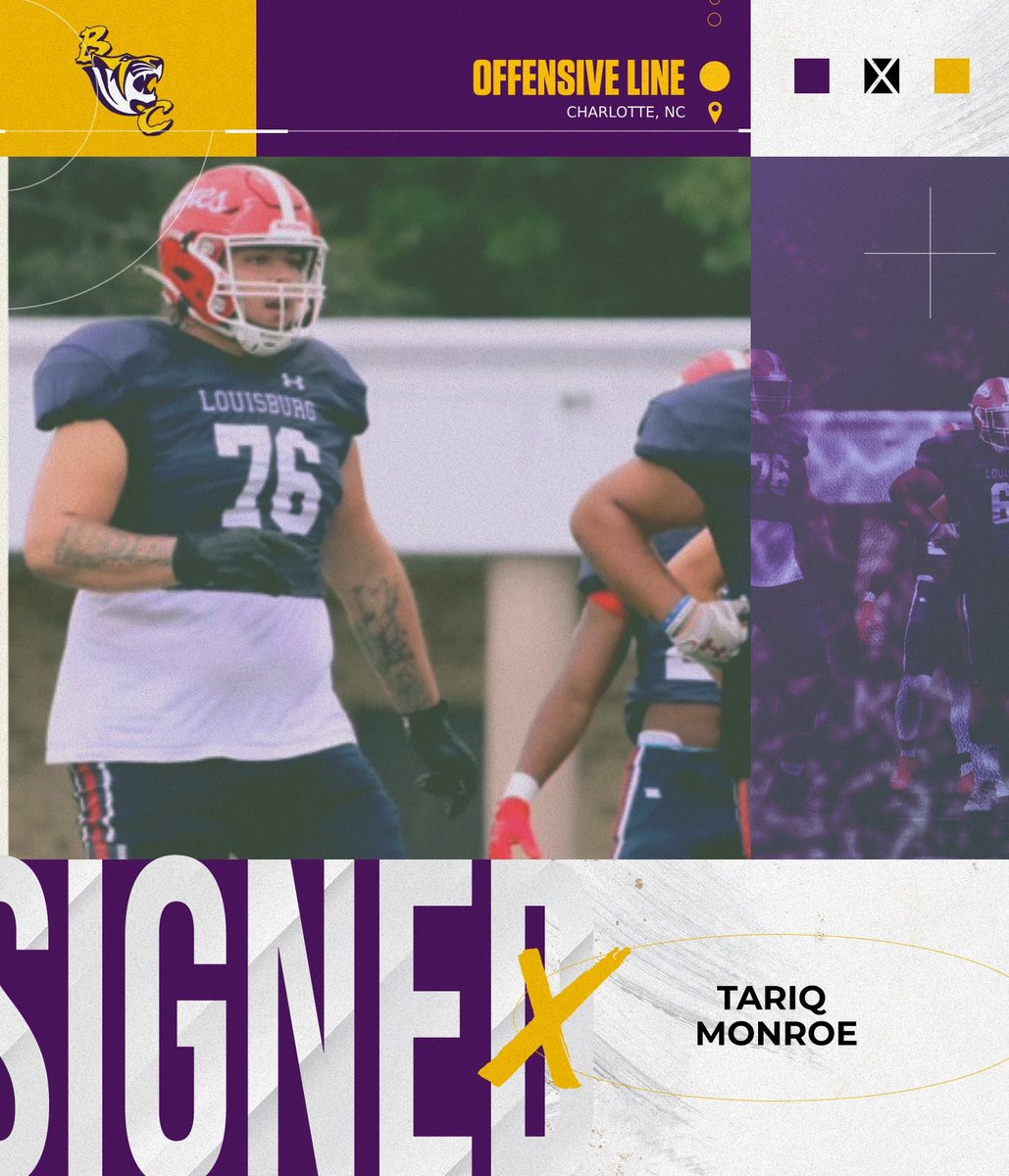 GoTigers_FB's tweet image. ✍️ 𝓢𝓘𝓖𝓝𝓔𝓓     

Welcome to the Tiger family, @Tariqmonroe ! 🐅
 
#VISION