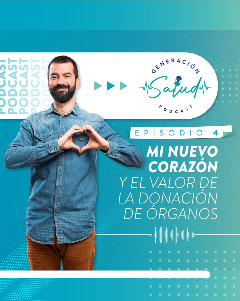 ¡Ya está disponible un nuevo episodio de nuestro podcast, Generación Salud! 🎙️🫀

Esta vez, conversamos sobre el  trasplante de corazón y la donación de órganos.

Escúchalo ahora➡️ 
 open.spotify.com/episode/1eqCIc…
