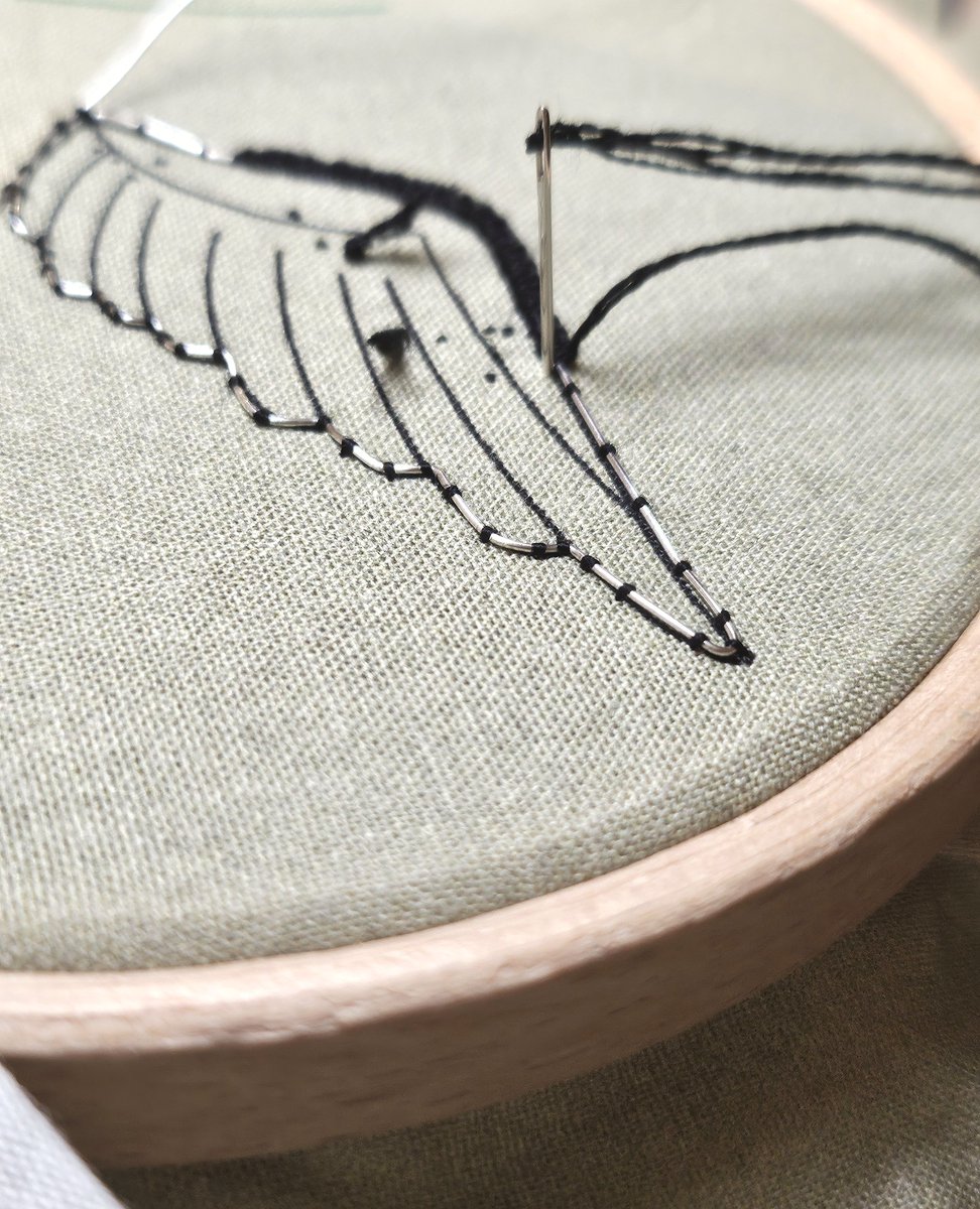 Now that the main piece is finished, it's on to the Stumpwork elements. Stumpwork is the name given to 3D embroidery techniques 

This design will be going out to subscribers on the 1st May. If you like what you see, sign up now at bealice.ie/plans-pricing