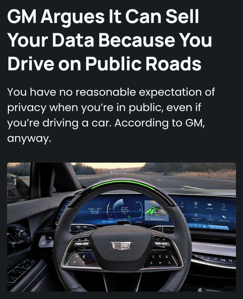 Someone smart needs to figure out a VPN of sorts, but for your car.  Some kind of anonymizer that would still allow you to use location based services, but pool them together so they don't know who it's tied to.