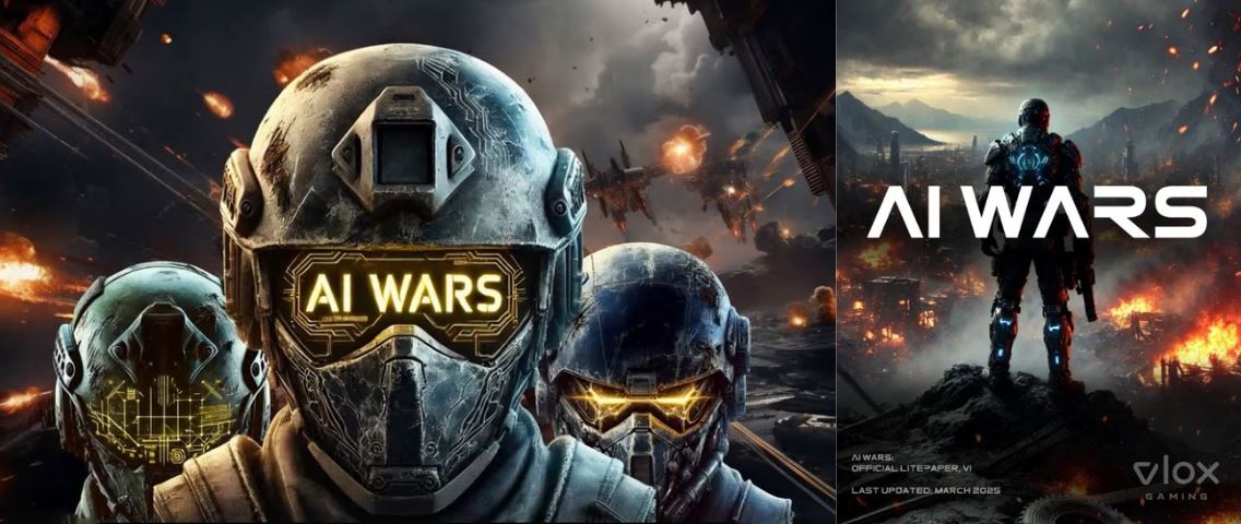 🎮 AI WARS from VLOX STUDIOS 👀 2025/2026 🎮
🎮 Pioneering the next era of mobile gaming 🎮
🎮 Merging the best of Web2 &amp; Web3 technologies 🎮
🎮 High Quality IOS &amp; Android gaming experiences 🎮
🎮 Tokenized in game assets / P2E opportunity's 🎮
🎮 Want to know more then visit