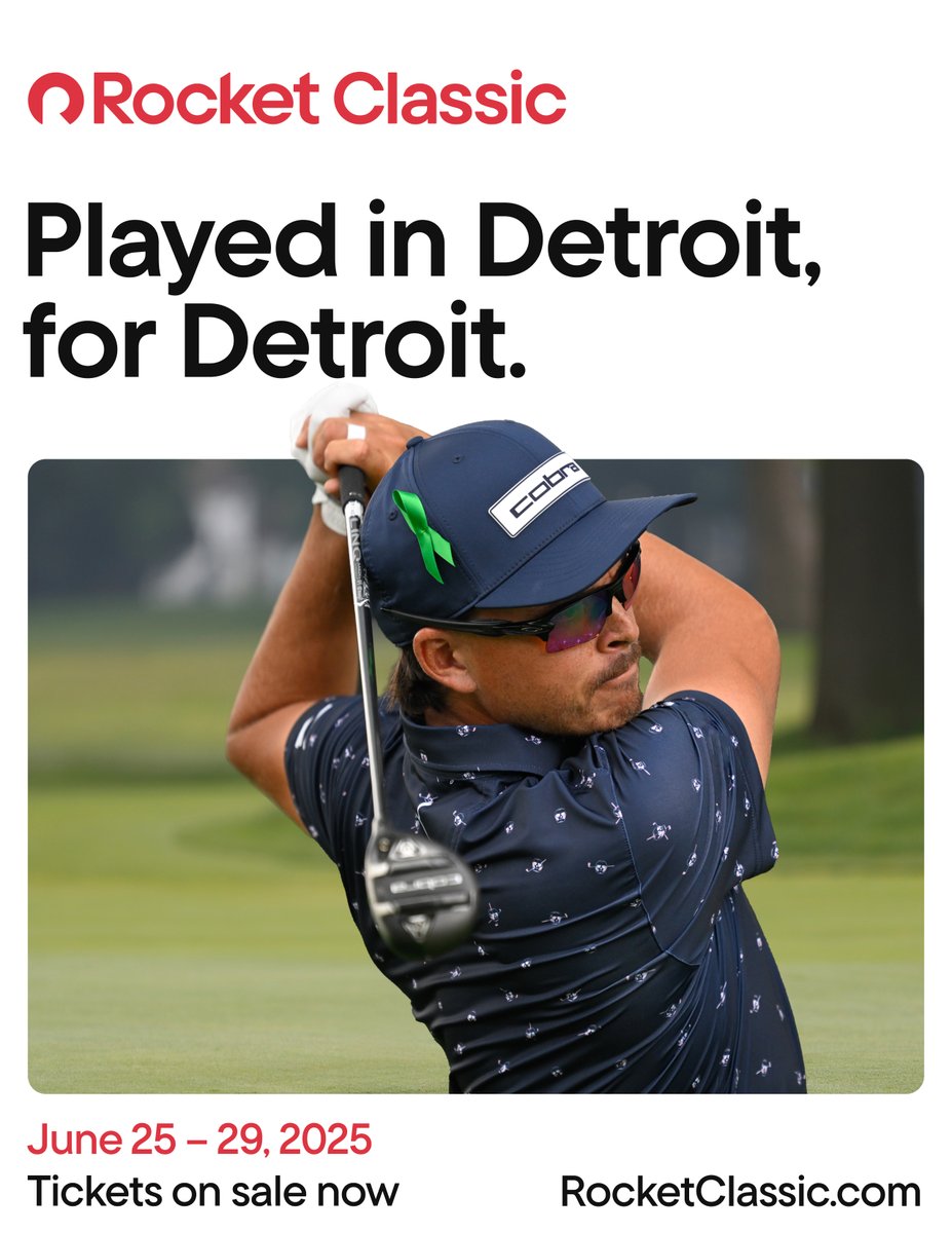 IntersportBuzz's tweet image. Detroit’s biggest summer tradition is teeing off!
The Rocket Classic is back for its 7th year, and tickets just dropped.
📍Detroit Golf Club
📅 June 25-29, 2025
🎟️: lnkd.in/gJV4Gdev