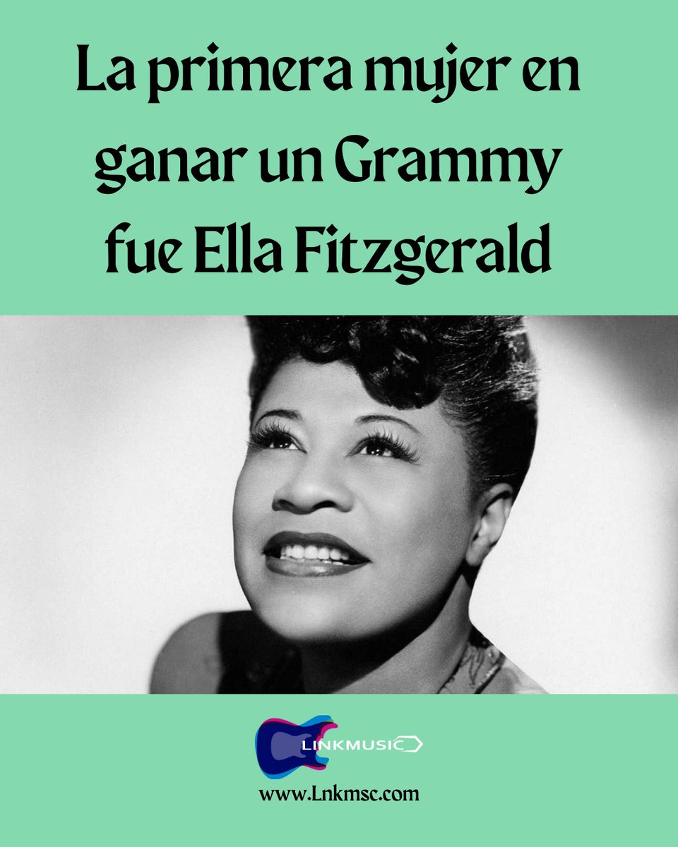 En #1959, Ella Fitzgerald ganó el primer #Grammy entregado a una #mujer, ¡y fue doble! 🏆🎤

¿Lo sabías?🤔

🎸🎸🎸🎸🎸

#SomosLinkmusic #sabiasque #music #musica #ellafitzgerald #jazz
