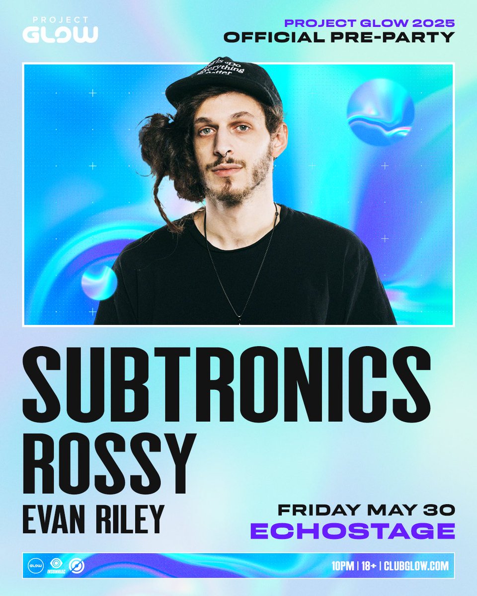 Kicking off <a href="/projectglowfest/">projectglowfest</a> festivities alongside 2 favorites <a href="/Subtronics/">✨SUBTRONICS✨</a> &amp; <a href="/rossykate/">ROSSY</a> at <a href="/echostage/">Echostage</a> for Official Friday Pre’s!!

STOKEDDDDDDDDDD gang! 

Cant wait 🥂