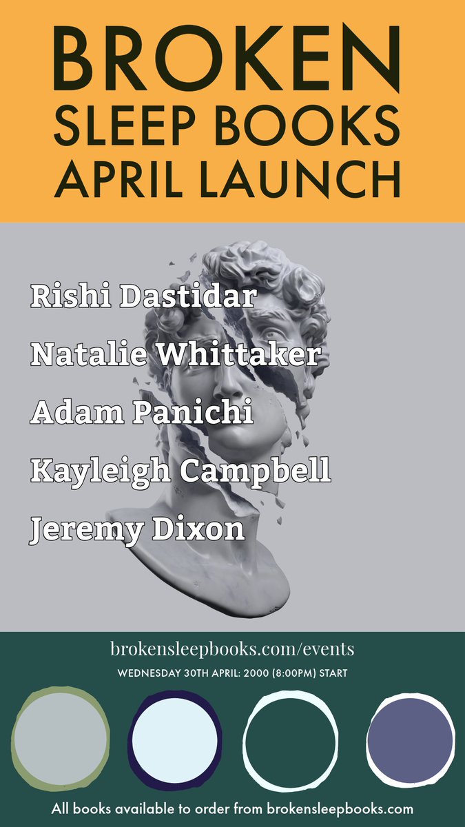 Adam Panichi (@adam_panichi) on Twitter photo I’m so proud and grateful to be launching my debut pamphlet this time next week alongside such talented writers. Come along if you can, I can’t wait to share it with you all! <a href="/brokensleep/">Broken Sleep Books</a> I’m so proud and grateful to be launching my debut pamphlet this time next week alongside such talented writers. Come along if you can, I can’t wait to share it with you all! <a href="/brokensleep/">Broken Sleep Books</a>
