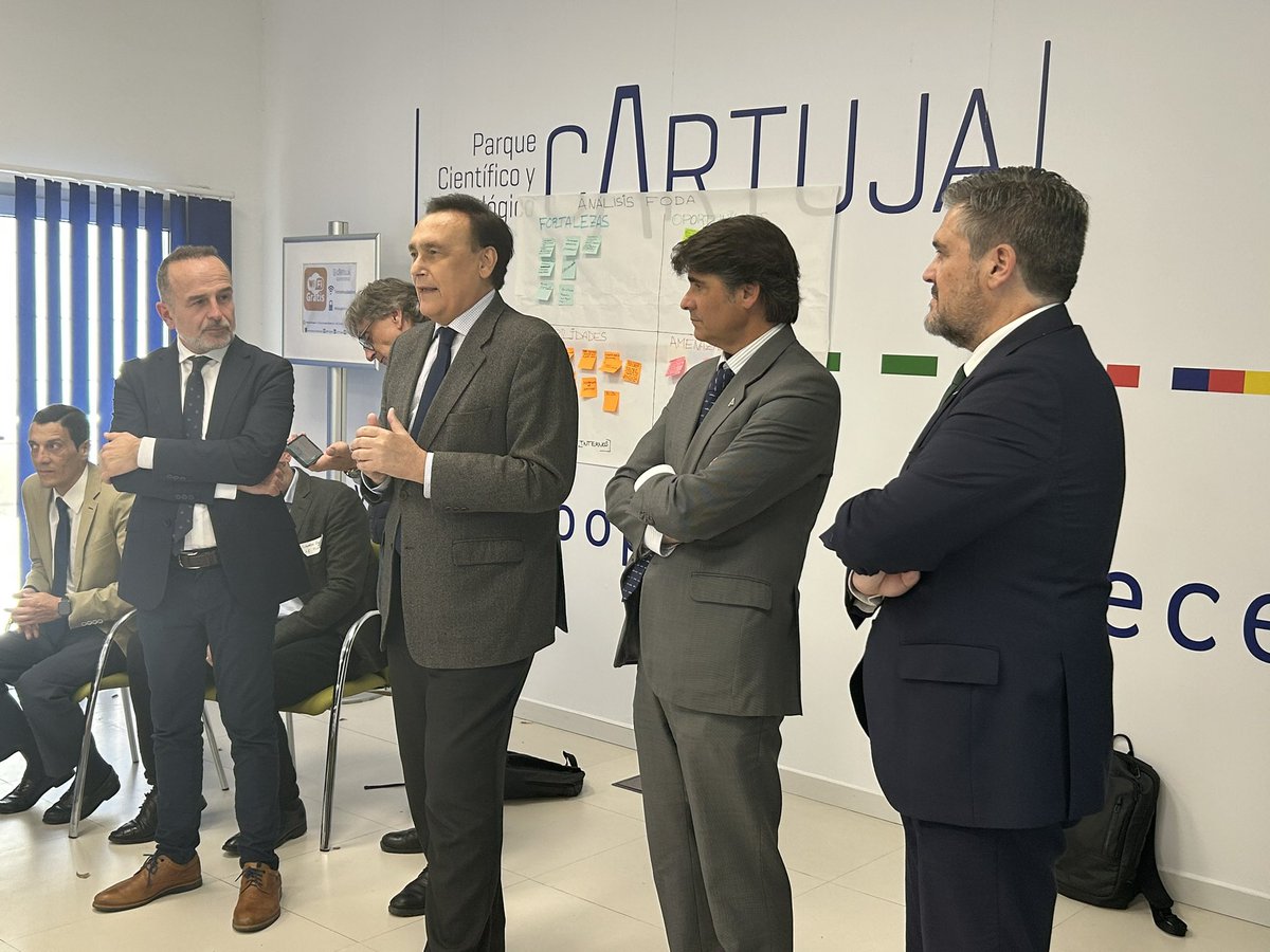 FAECTA (@faecta_) on Twitter photo 📣El #PCTCartuja acoge el Encuentro del Ecosistema de Emprendimiento Andaluz.
Un espacio donde convergen ideas, #innovación y el compromiso de quienes creen en el poder de transformar desde Andalucía.
<a href="/GoVillamandos/">José Carlos Gómez Villamandos</a> <a href="/UniversidadAnd/">Consejería Universidad, Investigación e Innovación</a> <a href="/Rherrera25/">Ramón Herrera</a> <a href="/LuisPCT/">Luis Pérez</a> <a href="/daniescacena/">Daniel Escacena</a> <a href="/aemprende/">Andalucía Emprende</a> 📣El #PCTCartuja acoge el Encuentro del Ecosistema de Emprendimiento Andaluz.
Un espacio donde convergen ideas, #innovación y el compromiso de quienes creen en el poder de transformar desde Andalucía.
<a href="/GoVillamandos/">José Carlos Gómez Villamandos</a> <a href="/UniversidadAnd/">Consejería Universidad, Investigación e Innovación</a> <a href="/Rherrera25/">Ramón Herrera</a> <a href="/LuisPCT/">Luis Pérez</a> <a href="/daniescacena/">Daniel Escacena</a> <a href="/aemprende/">Andalucía Emprende</a>