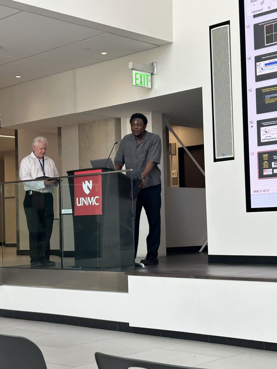 Proud of my PhD student Adedayo Ogunware  <a href="/dayothedream/">DAYO🧩</a> on receiving a Nancy and Ronald Reagan Scholarship to support his work on how infection affects Alzheimer’s disease. <a href="/UNMC_PathMicro/">UNMC Pathology, Microbiology & Immunology</a>