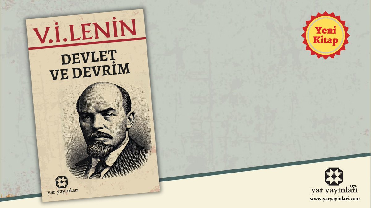 Devrimci teorinin vazgeçilmez metinlerinden biri olmaya devam eden Devlet ve Devrim sosyalizmin temel meselelerinden biri olan devlet sorununa dair kapsamlı bir kaynak niteliğindedir.

#yaryayınları #lenin #yenikitap #devletvedevrim