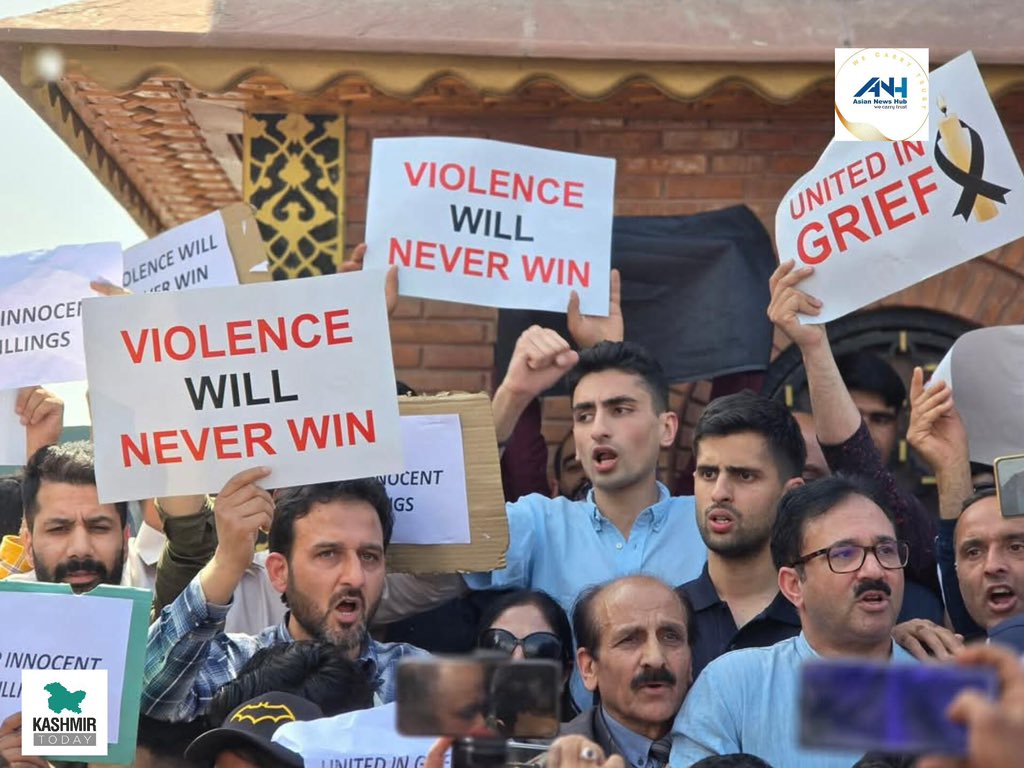 It has been difficult to say anything about this terrorist act. We are shocked beyond belief. 

We unequivocally condemn this heinous act of mindless violence in Pahalgam, Kashmir.

This was not just an attack on individuals- it was an assault on all of us, the peace we envision,
