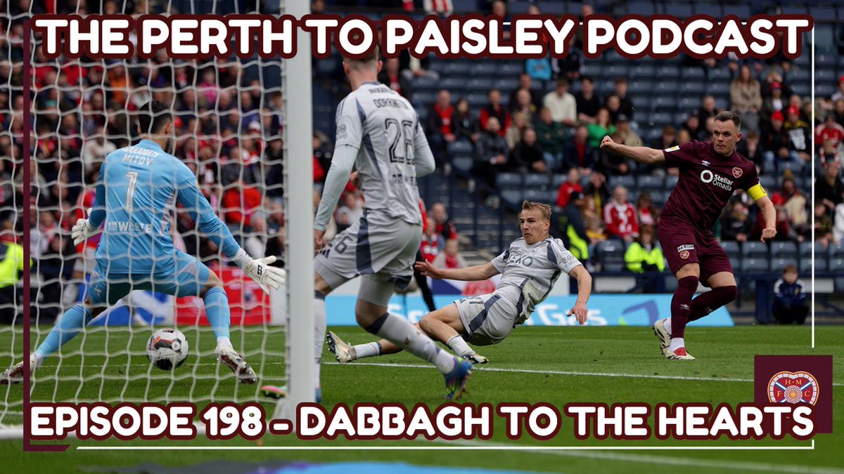 Perth to Paisley (@perthtopaisley) on Twitter photo Adam and Daniel return to chat about Hearts agonisingly missing out on a spot in this seasonβs Scottish Cup final, as Aberdeen found a way past nine men. We thank you for listening! ππ»
Spotify: open.spotify.com/episode/4r7puuβ¦
π: podcasts.apple.com/gb/podcast/theβ¦
YouTube: youtu.be/cBPndwdBjHc?siβ¦ Adam and Daniel return to chat about Hearts agonisingly missing out on a spot in this seasonβs Scottish Cup final, as Aberdeen found a way past nine men. We thank you for listening! ππ»
Spotify: open.spotify.com/episode/4r7puuβ¦
π: podcasts.apple.com/gb/podcast/theβ¦
YouTube: youtu.be/cBPndwdBjHc?siβ¦