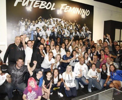 eliasavocatto's tweet photo. Em 2018, sob minha gestão no Departamento Cultural, o Corinthians deu um passo importante no reconhecimento da força do futebol feminino.

Foi inaugurado, pela primeira vez na história do clube, um painel exclusivo no Memorial dedicado às conquistas do elenco feminino. https://t.co/pSRmd640w4