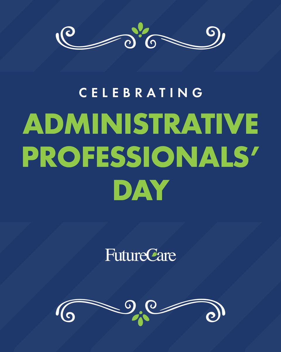 Happy #AdministrativeProfessionalsDay! Today, we celebrate the incredible hard work &amp; dedication of our many colleagues &amp; team members who keep our communities running smoothly. Your support is the backbone of our success &amp; we are truly grateful. Thank you for all that you do!