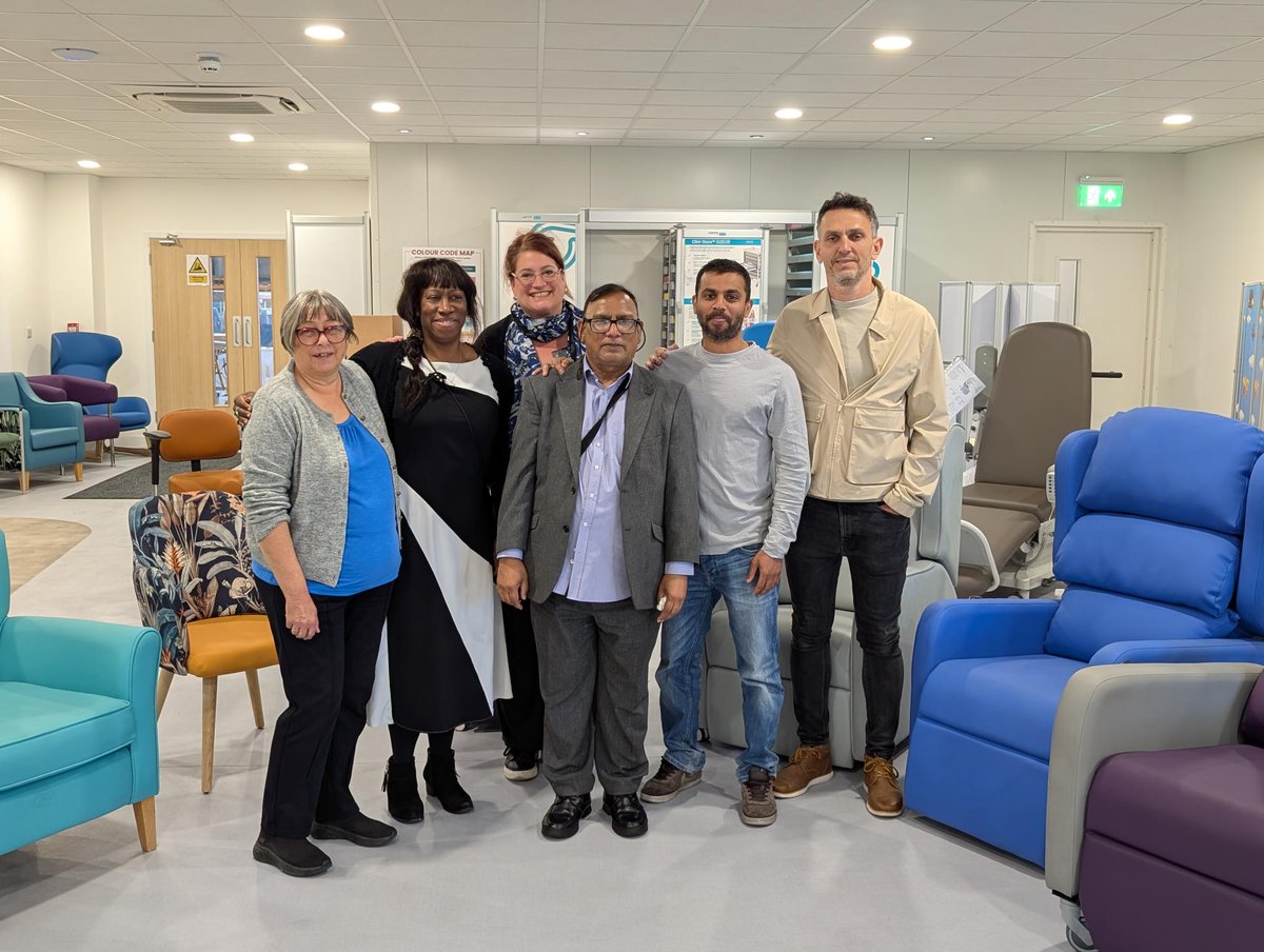 Dear Ocura,
Thank you for being an amazing 👏 host and for showing Barts Health Moving &amp; Handling Ergonomics Team your impressive showroom. Your specialist chairs were incredible and your professionalism shone through.