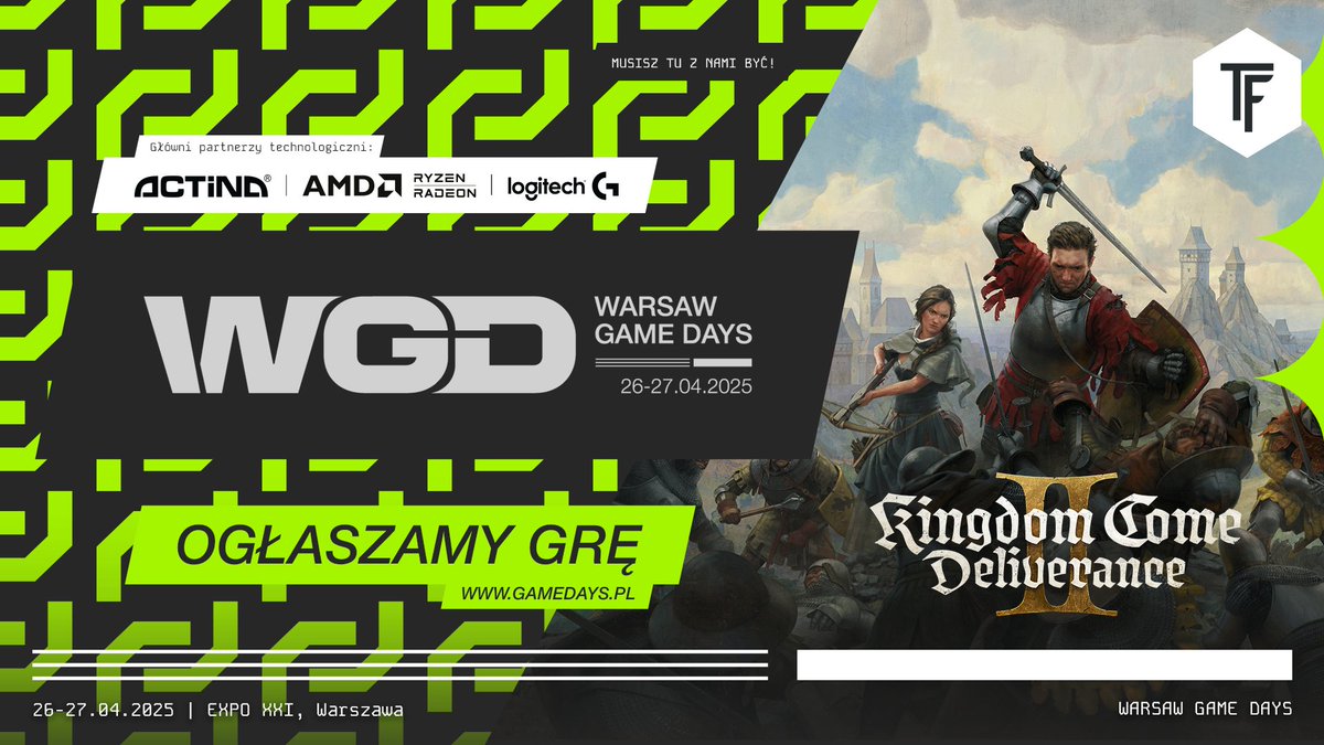 Game Days (@gamedayspoland) on Twitter photo Na strefie <a href="/PLAION_POL/">PLAION Polska</a> zagracie też w Kingdom Come Deliverance 2! Wpadajcie też na quiz o grze, który odbędzie się na scenie w niedzielę o 14:00! Na strefie <a href="/PLAION_POL/">PLAION Polska</a> zagracie też w Kingdom Come Deliverance 2! Wpadajcie też na quiz o grze, który odbędzie się na scenie w niedzielę o 14:00!