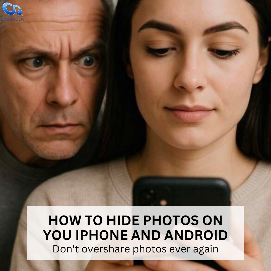 cyberguy's tweet image. Stop oversharing without realizing it—learn how to lock or hide your photos so only you can access them 🔒

Learn more here: cyberguy.com/privacy/how-to…

#PhotoPrivacy #SmartphoneTips #DigitalSecurity #TechTips #PrivacyMatters #ProtectYourData #SecurePhotos #PhonePrivacy