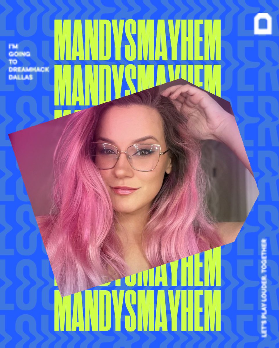 ONE MONTH till Dreamhack Dallas! I am getting so excited to be back. 
Chat has locked in the return of the pickle 🥒 😨 (sos. pls come to the convention so I can hide behind someone)

In this economy?!?! I got you. Use code: MANDYSMAYHEM at checkout.