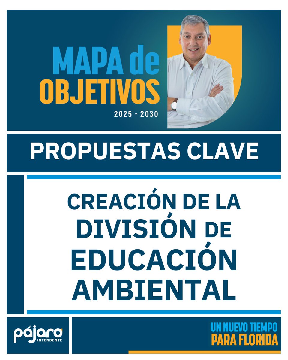 Pajaro_2025's tweet photo. 🔵 EDUCAR PARA CUIDAR LO QUE ES DE TODOS 🌳🏡

Vamos a crear la División de Educación Ambiental dentro del gobierno departamental, porque cuando enseñamos a cuidar, también enseñamos a querer 💙🌞

#PajaroIntendente #UnNuevoTiempo #Florida https://t.co/j3NeKRX6y1