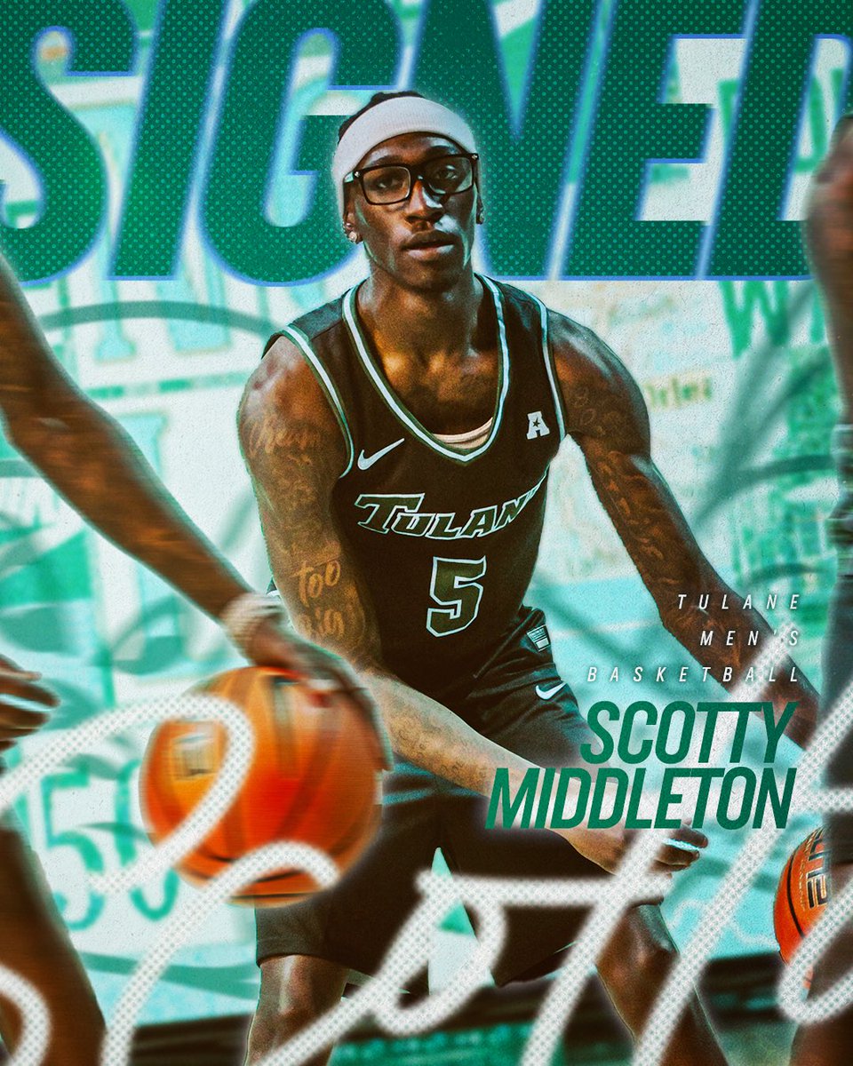 Tulane Men's Basketball (@greenwavembb) on Twitter photo ๐๐๐ฐ ๐๐๐ฏ๐ ๐ <a href="/ScottyMiddleto9/">Scotty Middleton</a>
๐ข 6โ7โ forward
๐ข Miami, Florida
๐ข 5.8 points & 2.3 rebounds @ Seton Hall in 24-25
#RollWave๐ ๐๐๐ฐ ๐๐๐ฏ๐ ๐ <a href="/ScottyMiddleto9/">Scotty Middleton</a>
๐ข 6โ7โ forward
๐ข Miami, Florida
๐ข 5.8 points & 2.3 rebounds @ Seton Hall in 24-25
#RollWave๐