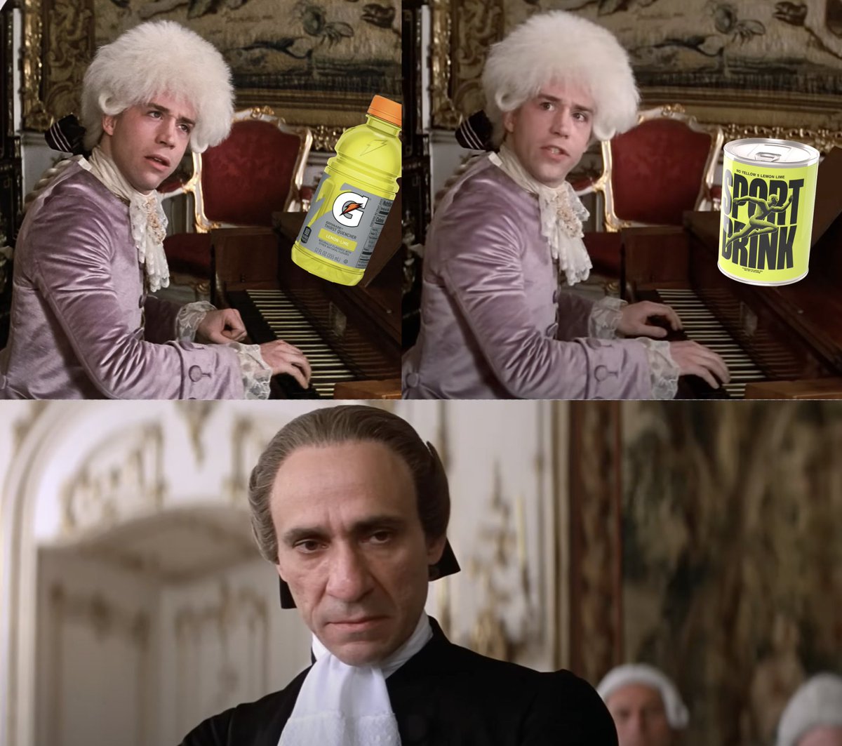 "That doesn't really work, does it? Did you try... without dyes? Or no tap water... hmm, yes. Yes. Better! What do you think?"