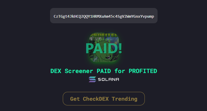 gustavocrypto_'s tweet photo. dex paid #PROFITED
CzTGgt4JkHCQ2QQY1HRMXuAm45c4SgV2WmYGnxYvpump https://t.co/cAgUl3XfD7