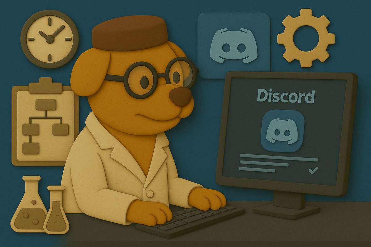 Discord Update: 🐶 🔨 

- Roles complete ✅
- Channels complete ✅
- Beta testing active ✅

Pending: 🐕 🪛 

- Security setup 🔜
- Welcome page 🔜
- Roadmap 🔜
- Additional Art 🔜

Slow &amp; Steady 🤓

#cardano #cnft #oddsbot #ada #cardanocommunity
