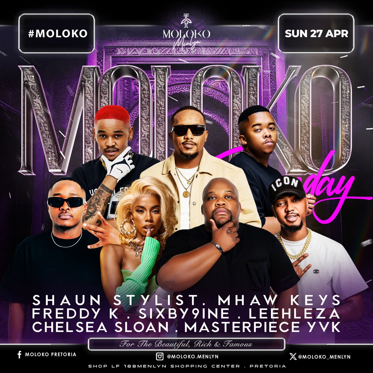 Look at this weekend  🚨🚨🚨
#rackcity
#rich4eversat
#molokosundays
<a href="/Moloko_Menlyn/">Moloko Menlyn</a> Areyeeeee!!!