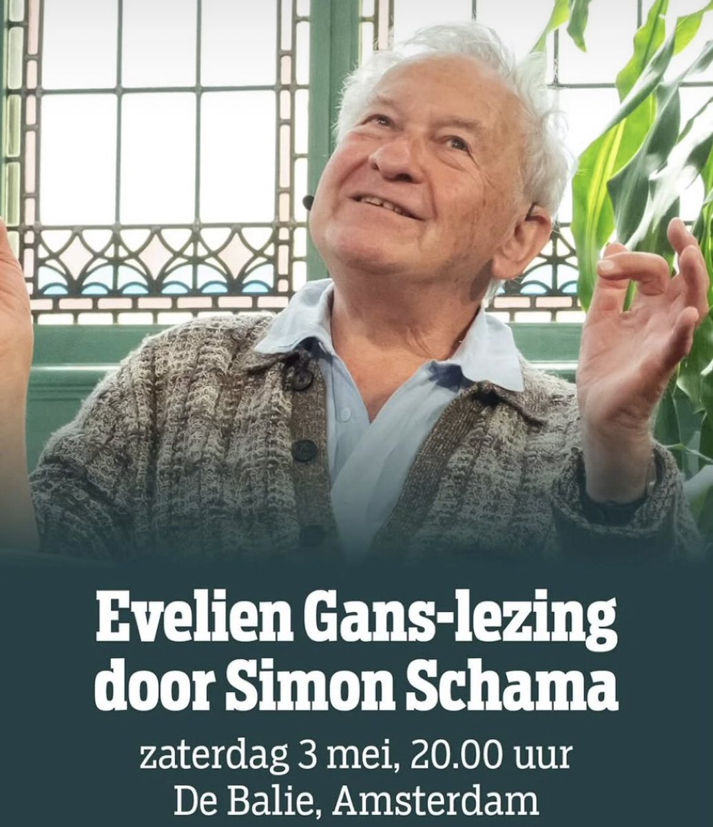 blaisetolky's tweet photo. #SimonSchama @DeBalie https://t.co/QOKk8yFxiM