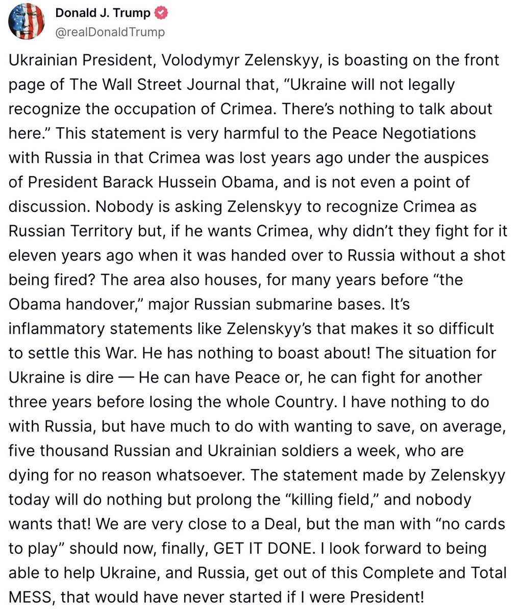 Anything for you, Daddy Vladdy: