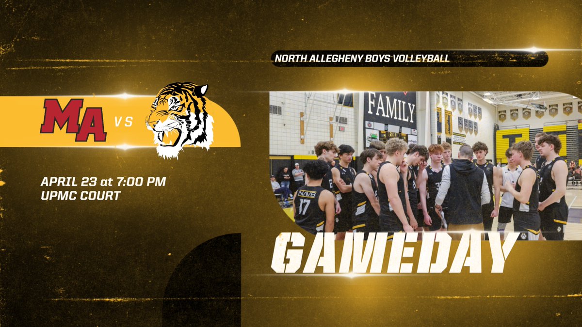 NATigers (@natigerathletic) on Twitter photo The NA Sports Network has a broadcast TRIPLEHEADER! Game 1 features Boys Volleyball as <a href="/navolleyball/">NA Volleyball</a> takes on <a href="/MoonTigersAD/">Moon Area Tigers</a> at 7 pm!
🎙️ - <a href="/BobOrkwis/">Robert Orkwis</a> and Dave Schmidt have the call!
📻 - Listen Here: meridix.com/event/264217 The NA Sports Network has a broadcast TRIPLEHEADER! Game 1 features Boys Volleyball as <a href="/navolleyball/">NA Volleyball</a> takes on <a href="/MoonTigersAD/">Moon Area Tigers</a> at 7 pm!
🎙️ - <a href="/BobOrkwis/">Robert Orkwis</a> and Dave Schmidt have the call!
📻 - Listen Here: meridix.com/event/264217