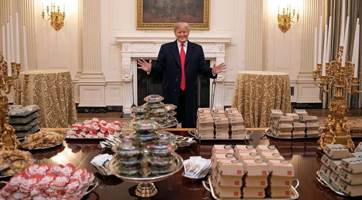 Trump crypto dinner food picture (44) 사진