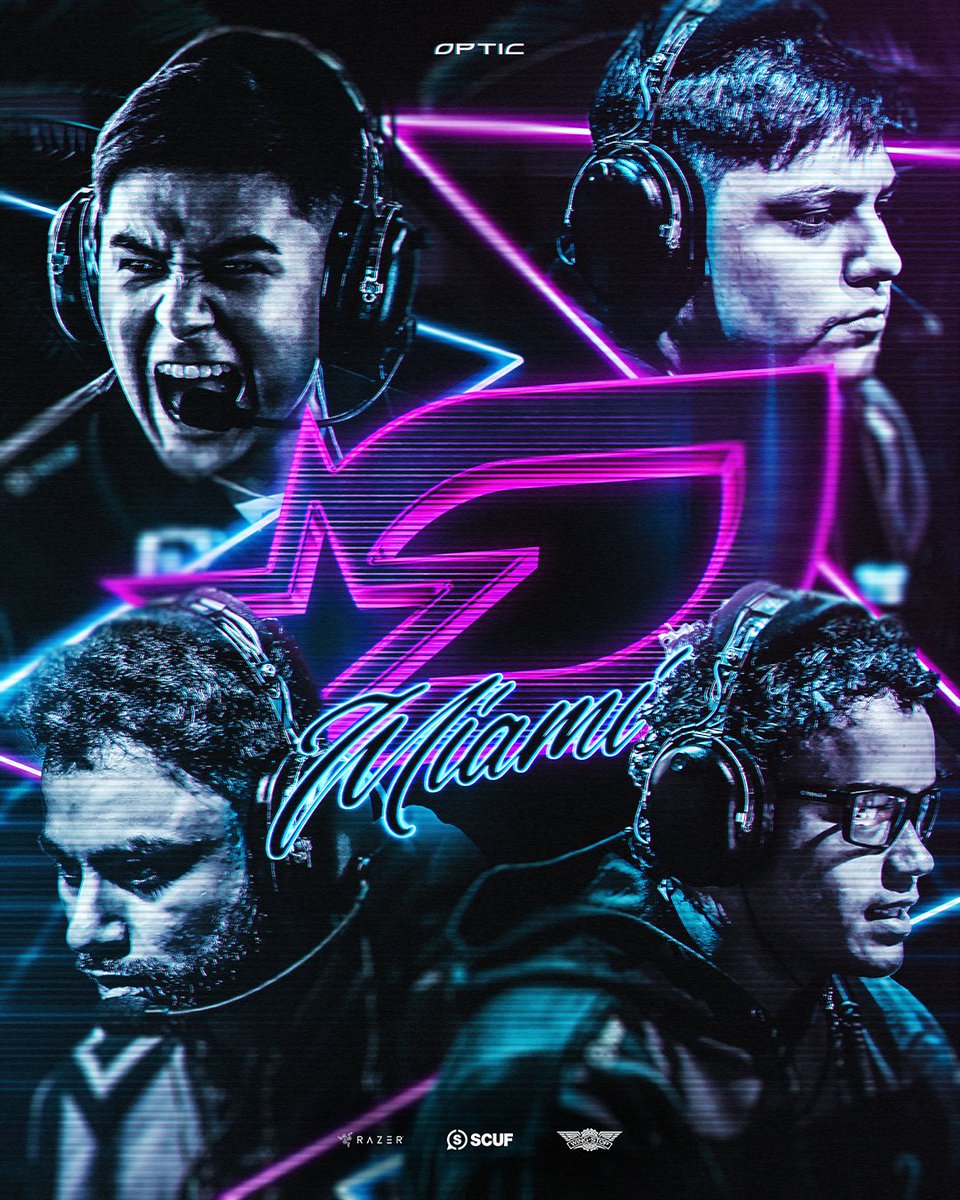 OpTic's tweet image. Welcome to Miami 🌴