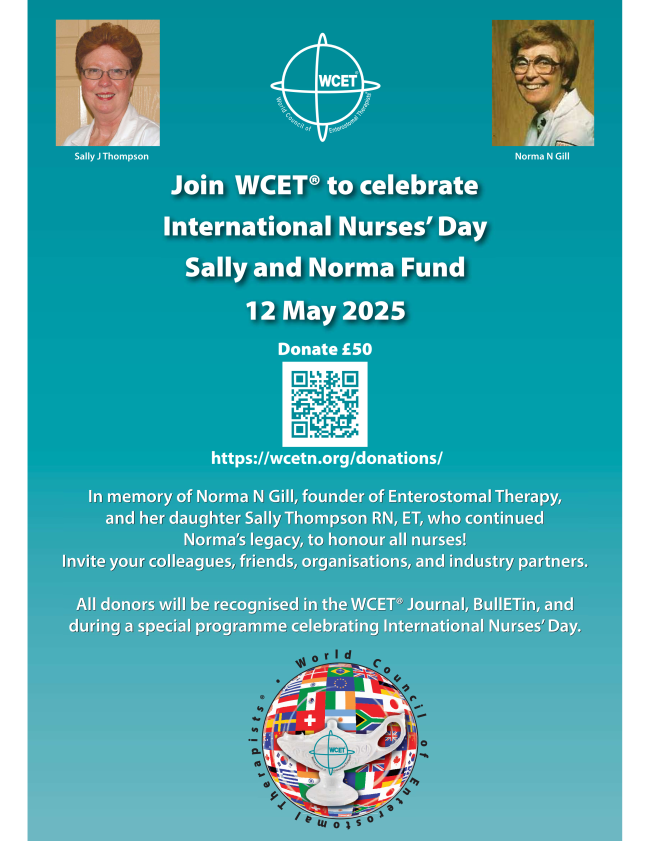 International Nurses Day is coming up on May 12th! 
WCET® sends our deepest thanks to nurses around the world for your dedication, compassion, and resilience.
Join us by supporting the Norma N. Gill and Sally Thompson WCET® International Nurses' Day Fund. conta.cc/3YaI2yQ
