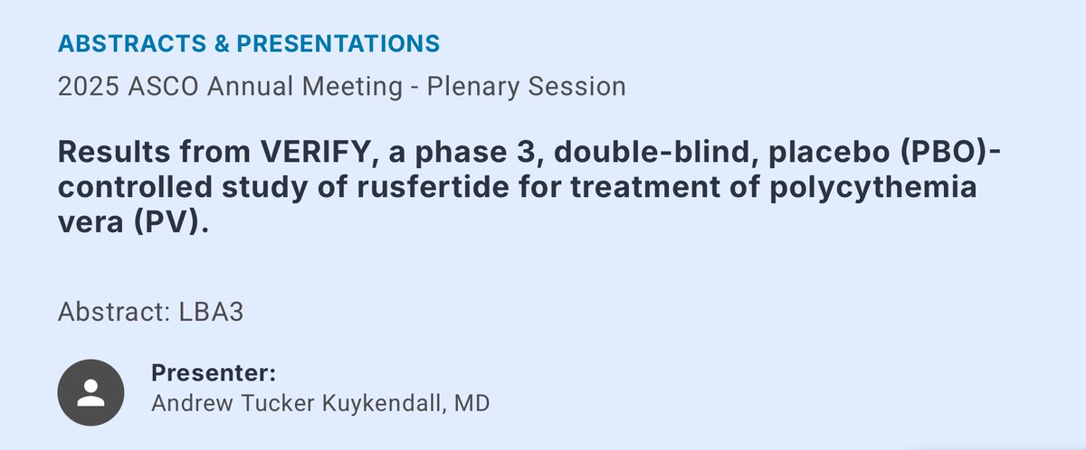👀 

#MPNSM #ASCO25 <a href="/MoffittNews/">Moffitt Cancer Center</a>
