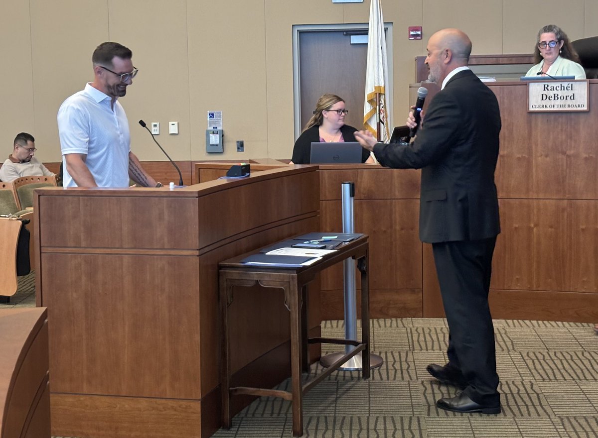 Robert Rickman (@sup_rickman) on Twitter photo During the Tuesday Board meeting, I brought forward a Proclamation to recognize National Day of Prayer. Thank you to Pastor Brett Dood of Calvary Church in Ripon for receiving the proclamation.
<a href="/NDPTF/">NationalDayofPrayer</a> #prayer During the Tuesday Board meeting, I brought forward a Proclamation to recognize National Day of Prayer. Thank you to Pastor Brett Dood of Calvary Church in Ripon for receiving the proclamation.
<a href="/NDPTF/">NationalDayofPrayer</a> #prayer
