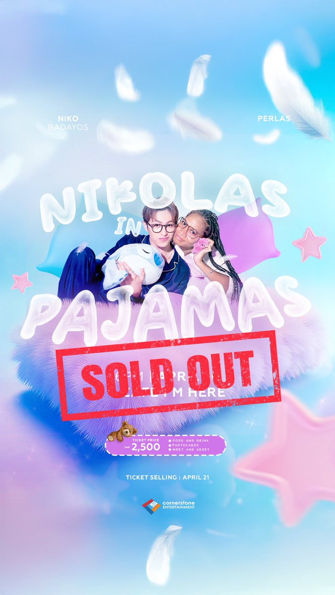 cornerstone_ofc's tweet image. SOLD OUT! 🤩

We seriously can’t wait to see you all in your coziest PJs. Get comfy—NikoLas has something special planned, and you’re gonna love it 💛

#NikoBadayos
#Perlas
#CornerstoneArtist