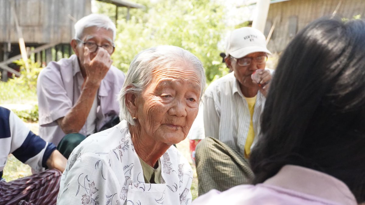 “I don’t dare to sleep in my house anymore. It’s so damaged and close to falling down. Instead, I sit on the ground behind the house, trying to stay safe." 
Daw Than Tin, 85.

To donate to our Myanmar Earthquake Appeal visit dec.org.uk