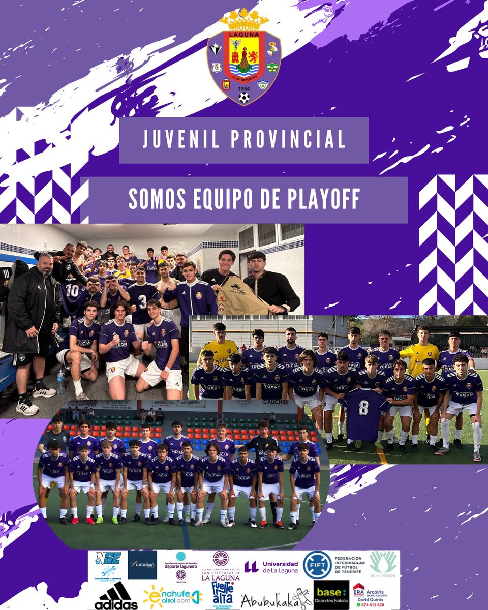 🟣 EL JUVENIL A ES EQUIPO DE PLAYOFF POR TERCER AÑO CONSECUTIVO 3️⃣

⚔️ Los nuestros volverán a intentar conseguir subir a División de Honor participando por tercera vez consecutiva en los playoffs de ascenso 📈