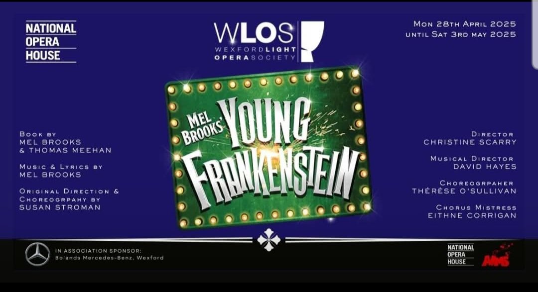 Noel Butler (@noel_butler1) on Twitter photo I am delighted to have been on <a href="/SouthEastRadio/">South East Radio</a> this morning along with Biddy Walsh, helping to promote <a href="/WxLightOperaSoc/">Wexford Light Opera</a> production of Young Frankenstein <a href="/NatOperaHouse/">National Opera House</a> next week.
A show filled with classic Mel Brooks humour. A right night out. I am delighted to have been on <a href="/SouthEastRadio/">South East Radio</a> this morning along with Biddy Walsh, helping to promote <a href="/WxLightOperaSoc/">Wexford Light Opera</a> production of Young Frankenstein <a href="/NatOperaHouse/">National Opera House</a> next week.
A show filled with classic Mel Brooks humour. A right night out.