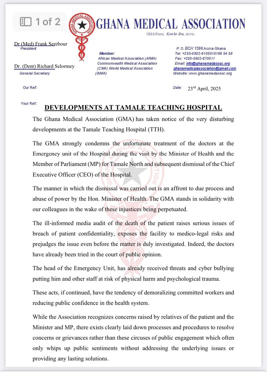 GhanaMedAssoc's tweet image. Development at Tamale Teaching Hospital