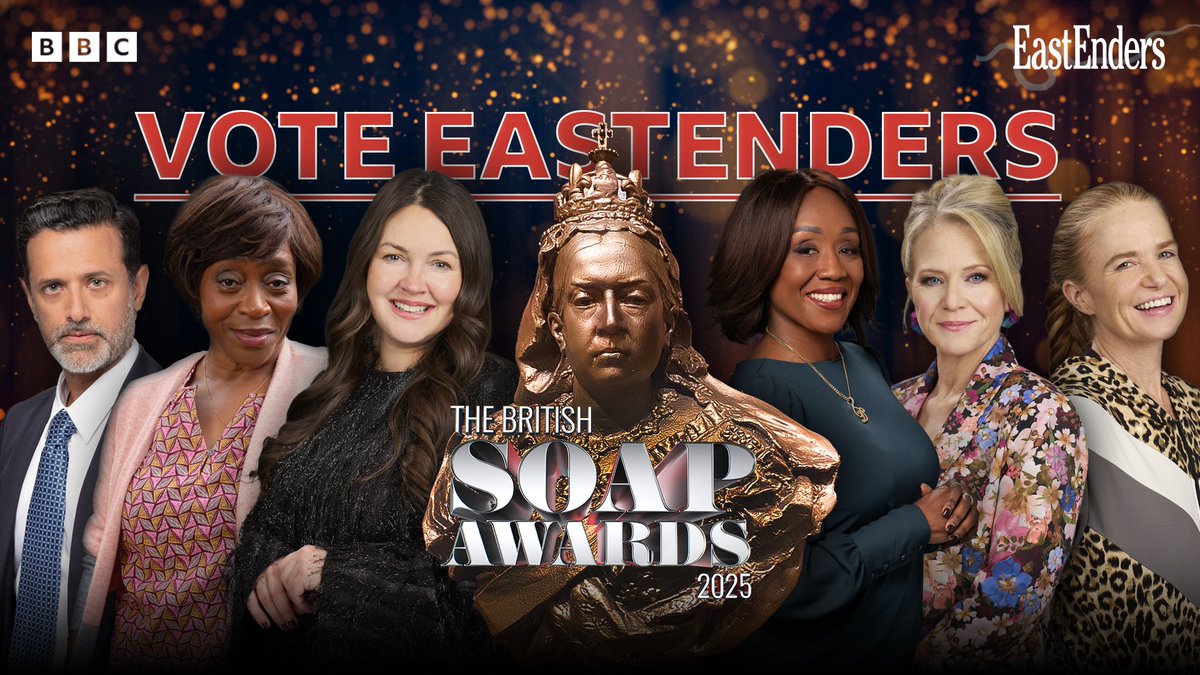 BBC EastEnders (@bbceastenders) on Twitter photo There is still time to vote for everything #EastEnders at this year's <a href="/SoapAwards/">British Soap Awards</a>! #TheBritishSoapAwards
Voting closes this Friday at 5pm! 👉bit.ly/VoteEEAtSoapAw… There is still time to vote for everything #EastEnders at this year's <a href="/SoapAwards/">British Soap Awards</a>! #TheBritishSoapAwards
Voting closes this Friday at 5pm! 👉bit.ly/VoteEEAtSoapAw…