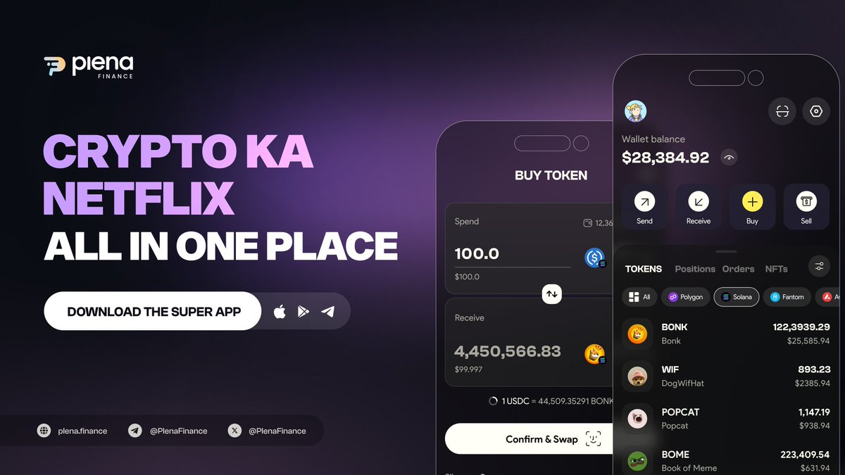 जब लोग बोले – Crypto risky है...

मैं: Plena यूज़ कर रहा हूँ, यार, यहाँ सब safe &amp; easy है!

Crypto का Netflix समझो – सब कुछ एक जगह!

#PlenaIndia #CryptoSimplified