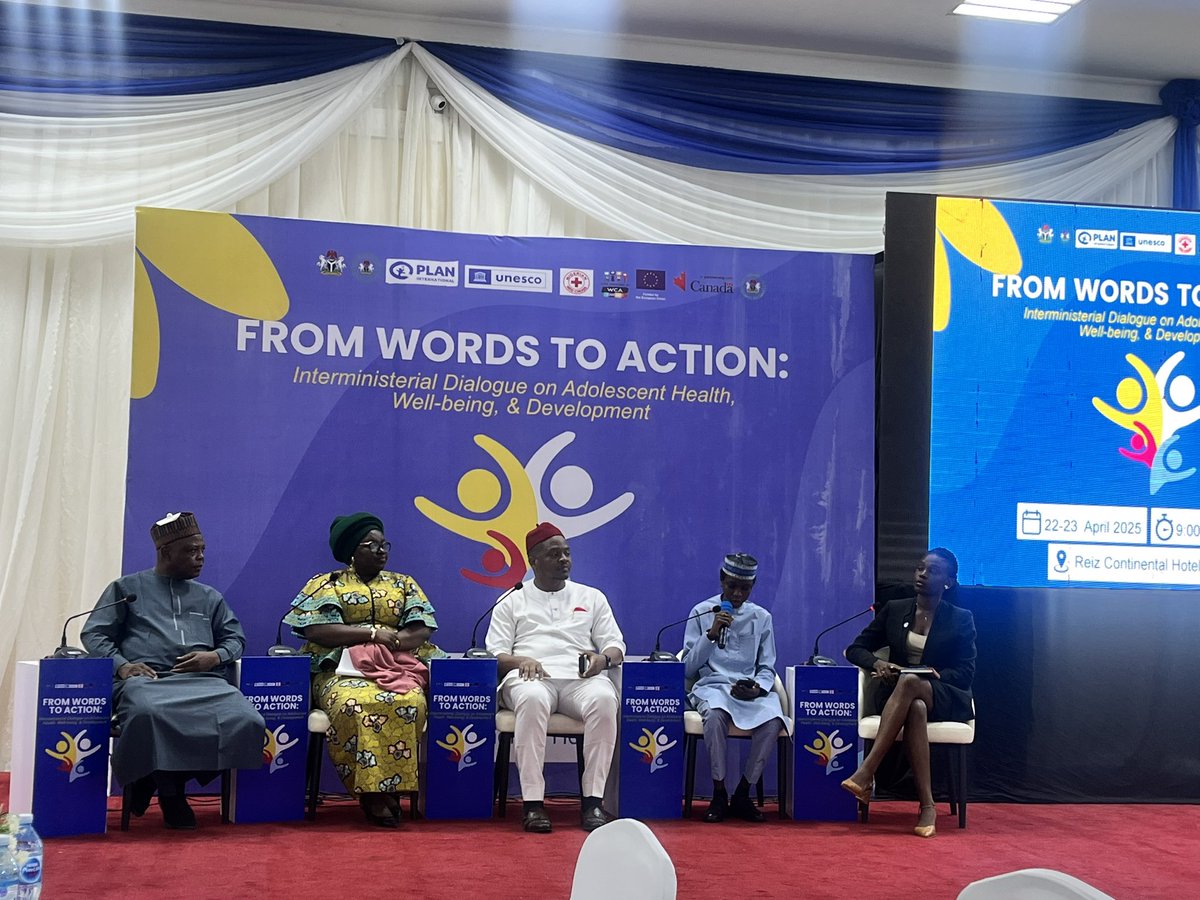 Padsforherorg's tweet image. Honored to represent Pads for Her Initiative at the “From Words to Action” Interministerial Dialogue on Adolescent Health.

From menstrual health to mental well-being, we’re proud to join the push for real, impactful change for girls.
#FromWordsToAction #PlanNigeria #padsforher