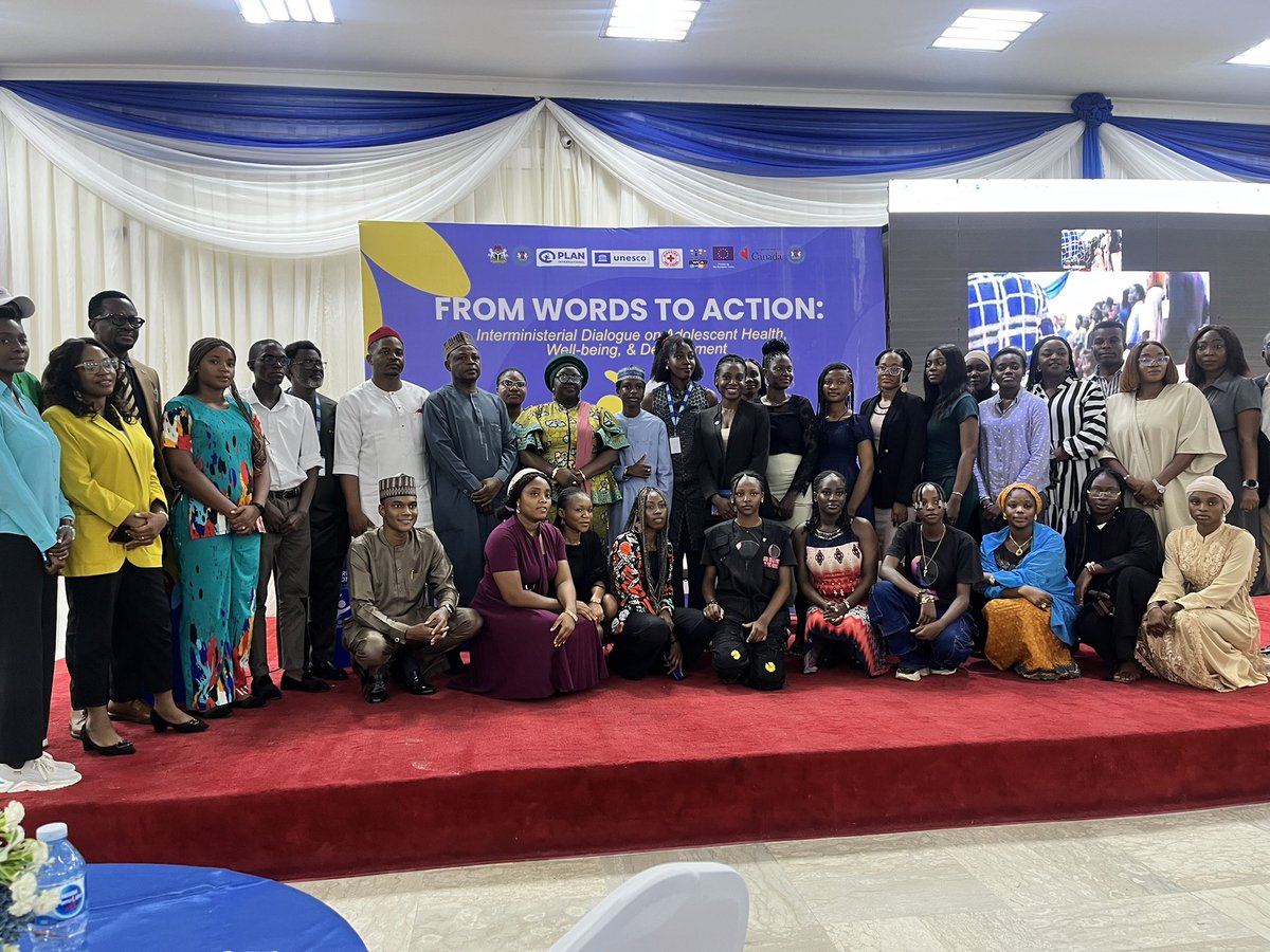 Padsforherorg's tweet image. Honored to represent Pads for Her Initiative at the “From Words to Action” Interministerial Dialogue on Adolescent Health.

From menstrual health to mental well-being, we’re proud to join the push for real, impactful change for girls.
#FromWordsToAction #PlanNigeria #padsforher