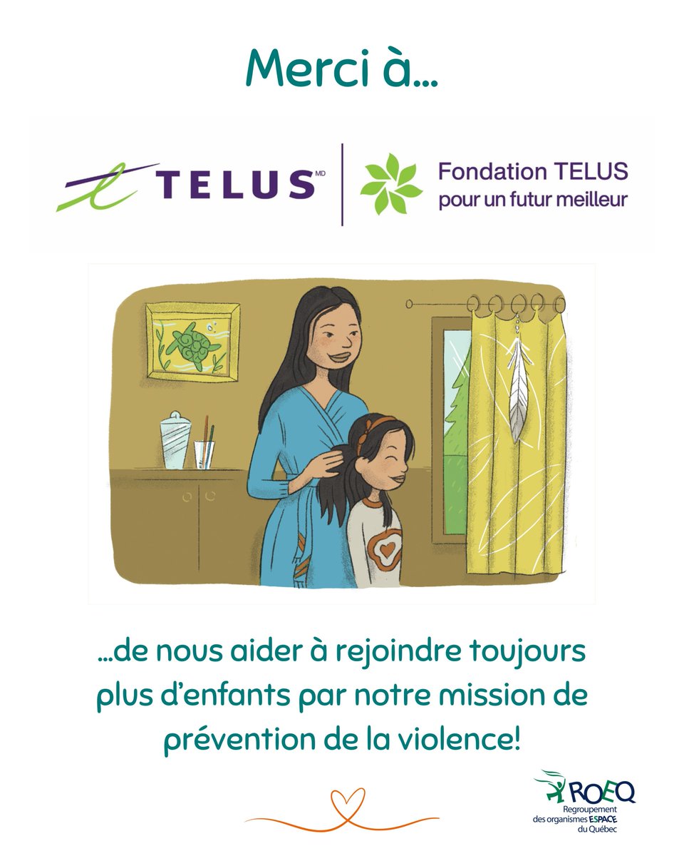 ESPACE_ROEQ's tweet photo. C'est avec grand plaisir que le ROEQ a reçu 12 500$ de la part de la @unfuturmeilleur,  afin de poursuivre les travaux d'adaptation du programme ESPACE pour rejoindre les enfants neuroatypiques, ainsi que les communautés autochtones.
Merci @TELUSfr  !
#FuturMeilleur https://t.co/j7tueg1U7E