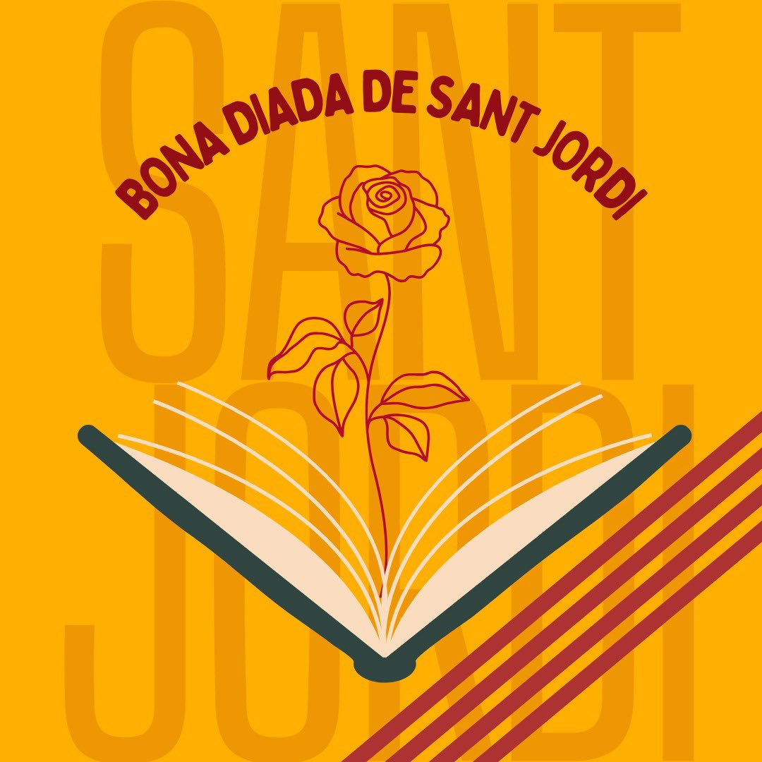 🌹Des de l’ACPRI us desitgem una molt bona diada de Sant Jordi. Gaudiu del dia, dels llibres i de les roses! 📖
