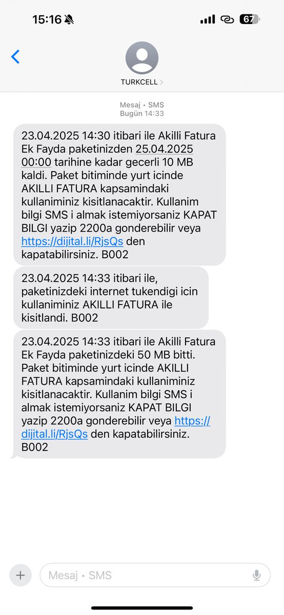 Hatlar zaten çekmiyor çeken hatları da internet paketin bitti diyerek kısıtlıyorsunuz. Hainsiniz. Fırsatçısınız. #Turkcell #deprem