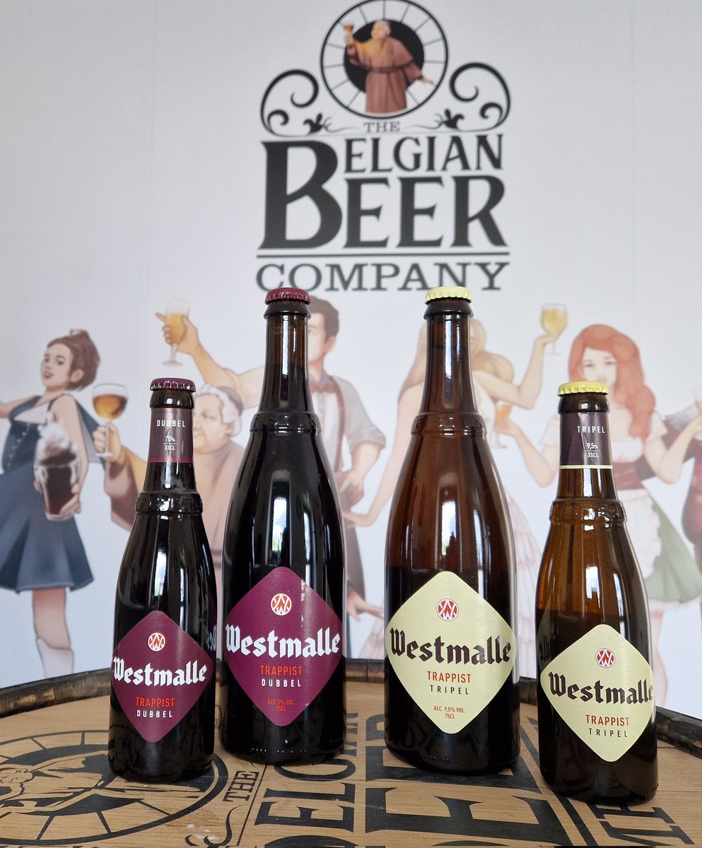 Westmalle Dubbel and Tripel are now available in 75cl bottles