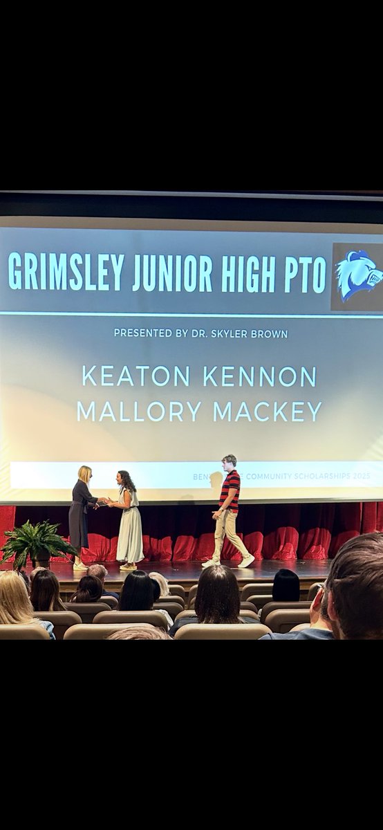 Seems like yesterday Mallory was cheering at Grizzly games and roaming the halls! And, Keaton was making tackles and hitting big shots. Congrats!! Grimsley proud!!!